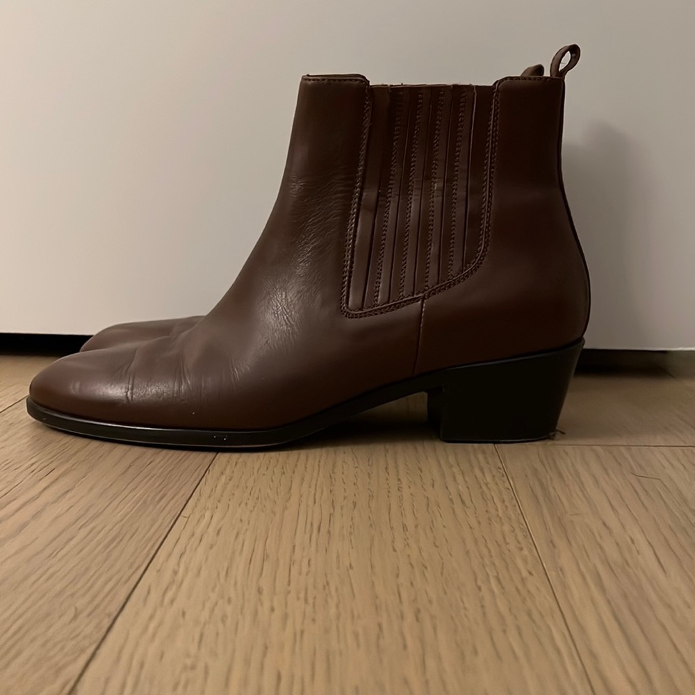 J. Crew leather booties